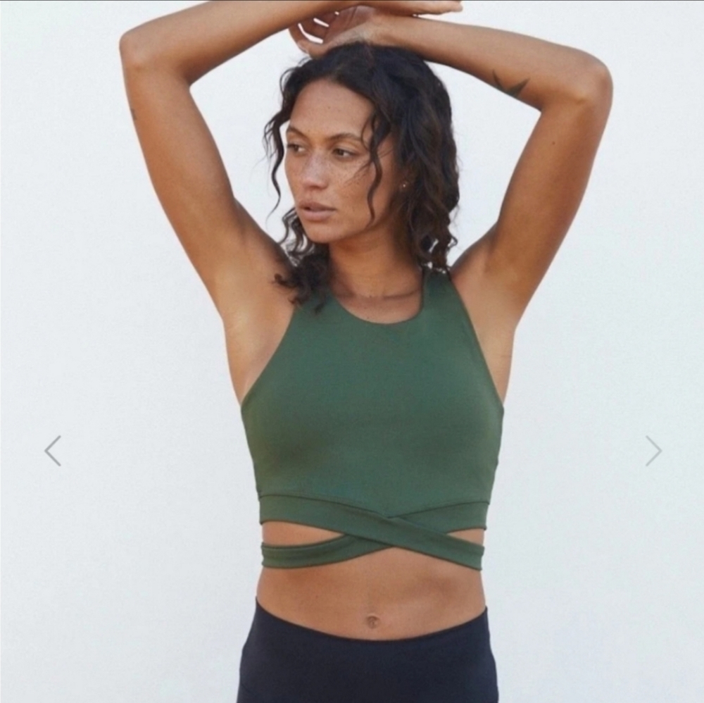 Montiel Kennedy Bra - Size Small - Army Green - EUC!